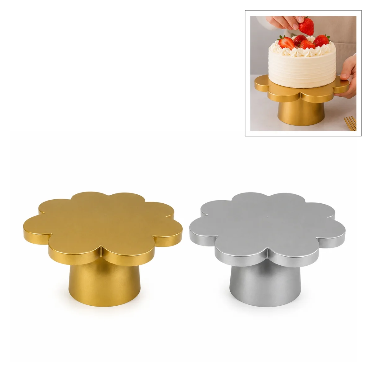 SOPORTE BRILLANTE PARA PASTEL 28*17CM