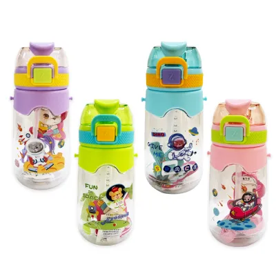 TERMO PLASTICO ANIMALES ASTRONAUTA 580ML