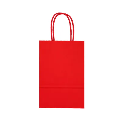 BOLSA REGALO ROJA DE PAPEL 22*27*11CM (PQTX12)