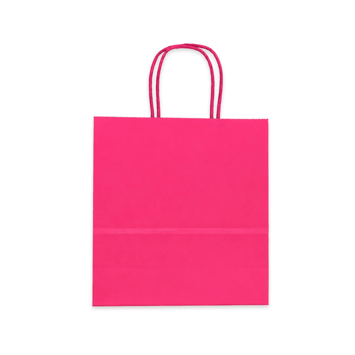 BOLSA REGALO FUCSIA DE PAPEL 22*27*11CM (PQTX12)