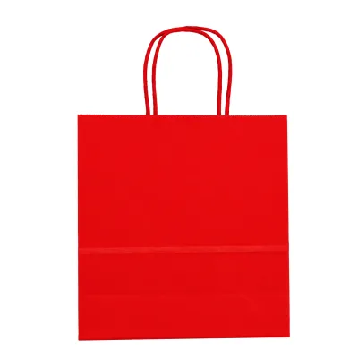 BOLSA REGALO ROJA DE PAPEL 31*42*11.5CM (PQTX12)