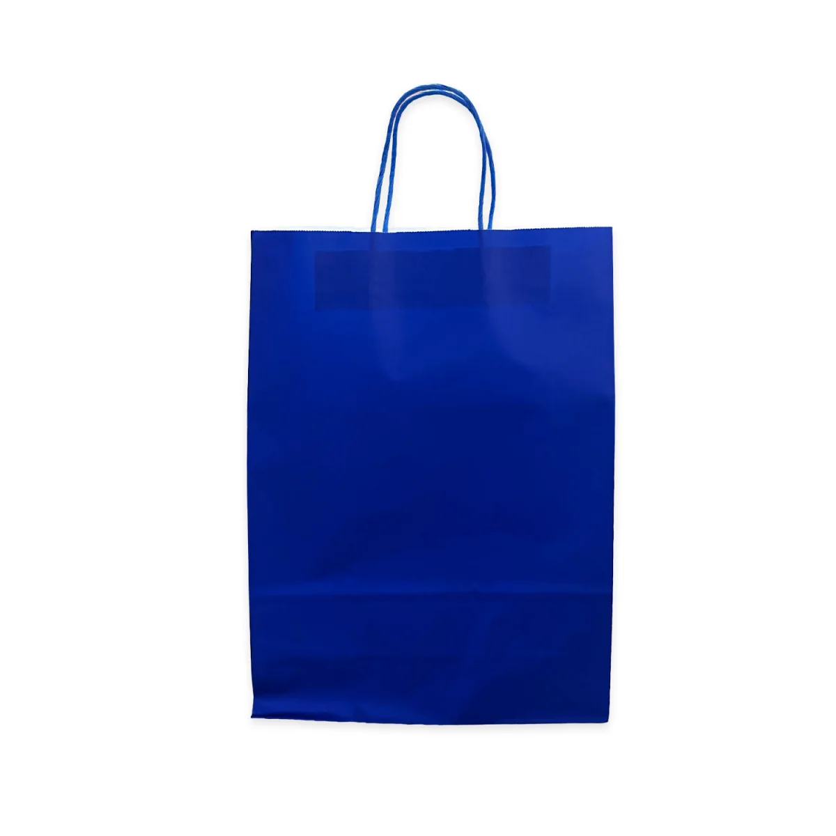 BOLSA REGALO AZUL DE PAPEL 31*42*11.5CM (PQTX12)