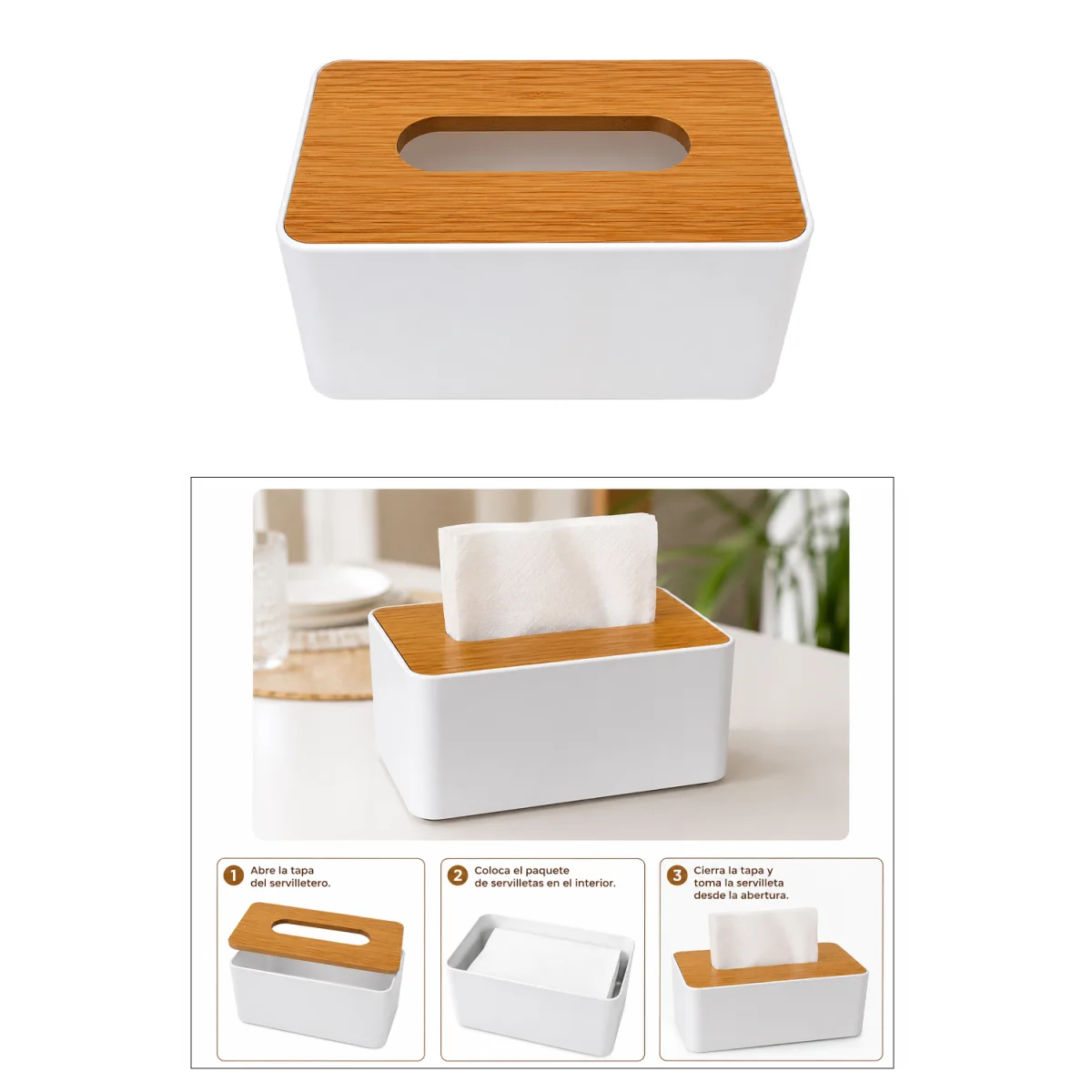 CAJA PARA PAÑUELOS 16*12*9.5CM