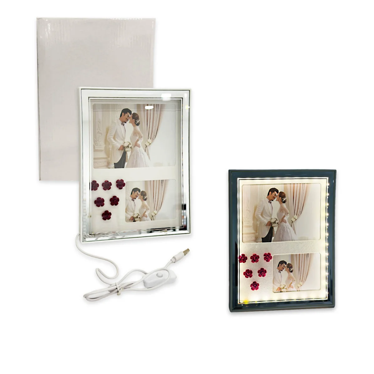 PORTARRETRATO CON LUZ 7" (USB)