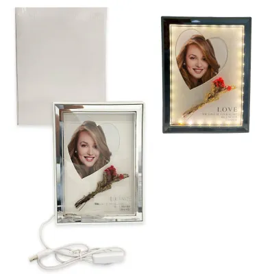 PORTARRETRATO CON LUZ 8" (USB)