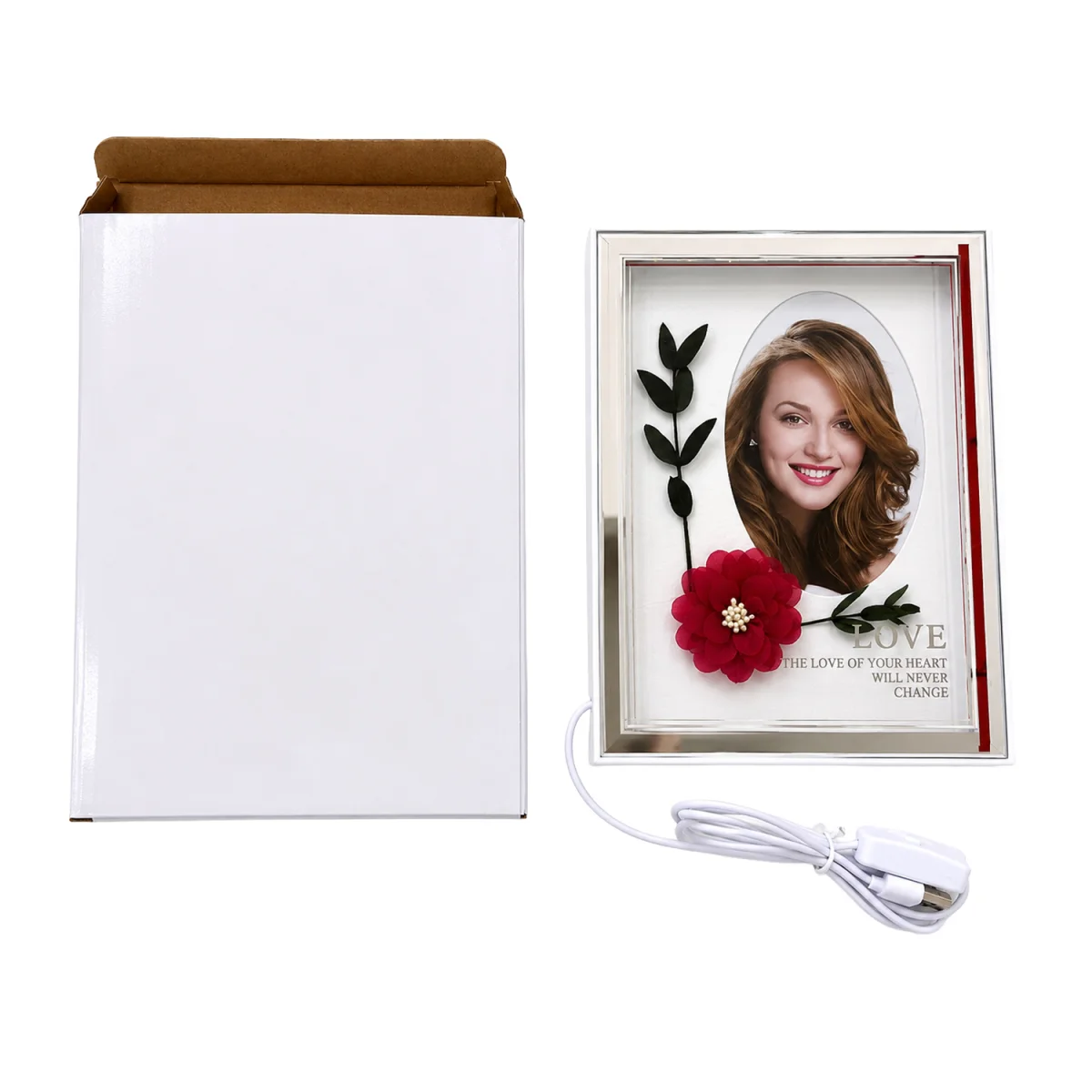 PORTARRETRATO CON LUZ 7" (USB)