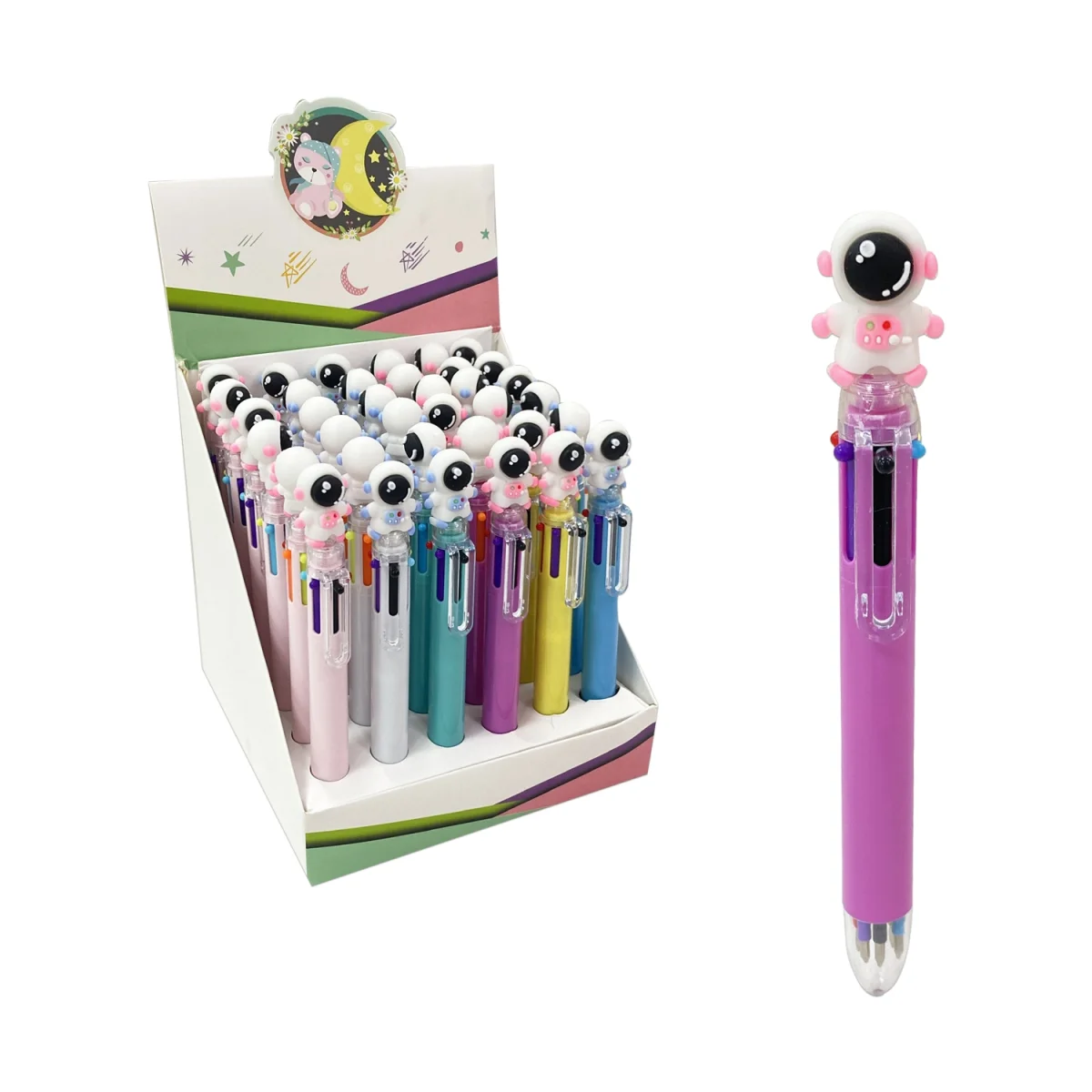 LAPICERO ASTRONAUTA 6 PUNTAS (CJX36)