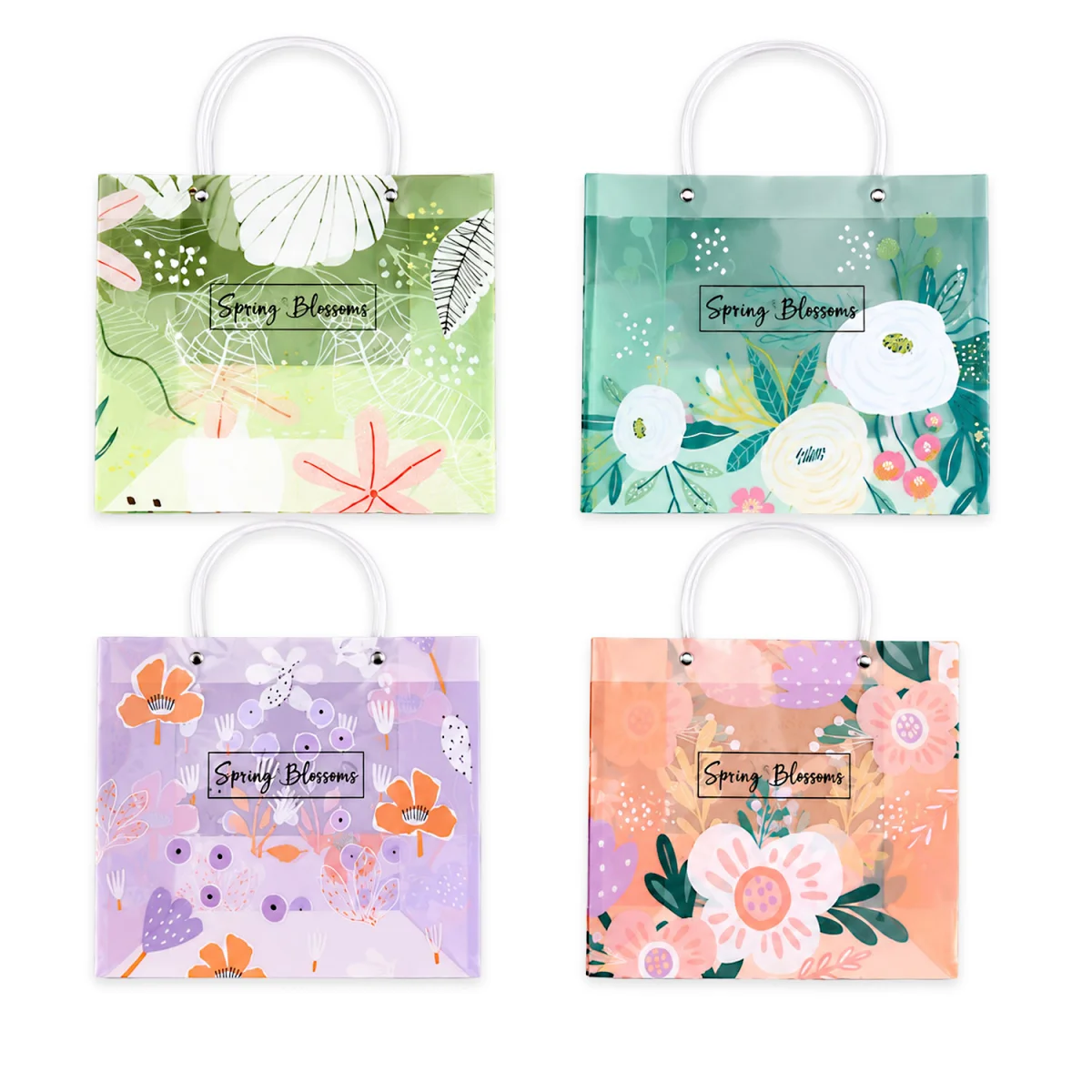BOLSA REGALO FLORES 30*27CM (PQTX12)