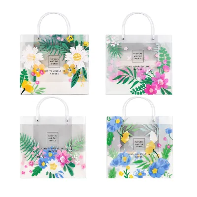 BOLSA REGALO FLORES 30*27CM (PQTX12)