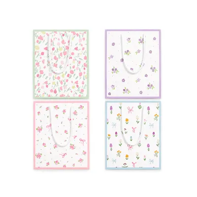 BOLSA REGALO FLORES 23*18*10CM (PQTX12)