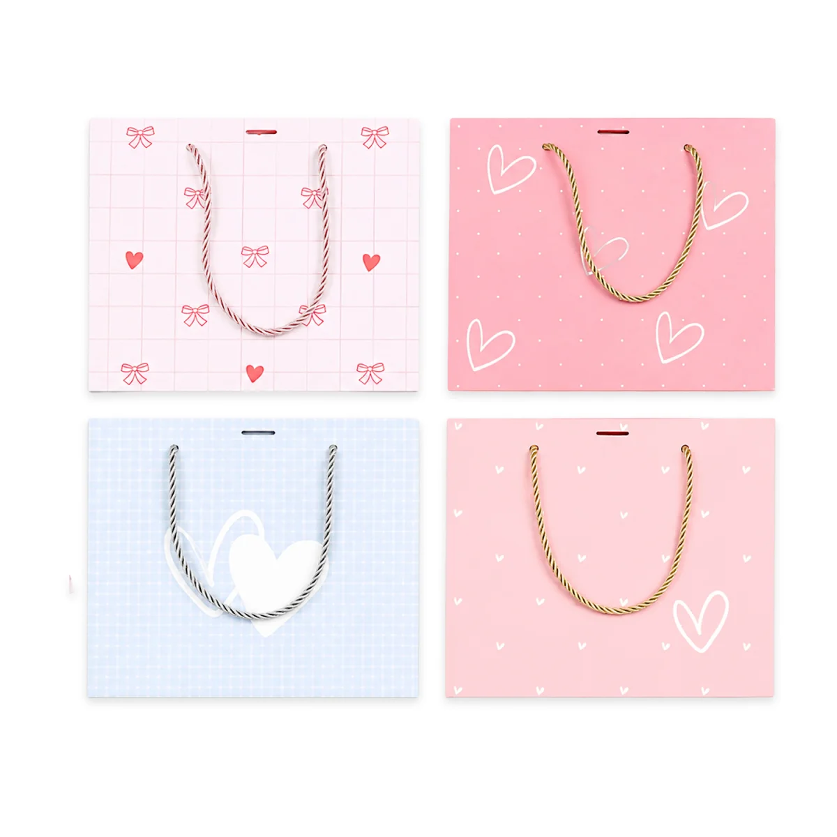 BOLSA REGALO CORAZONES (PQTX12)