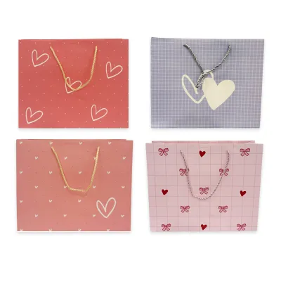BOLSA REGALO CORAZONES (PQTX12)