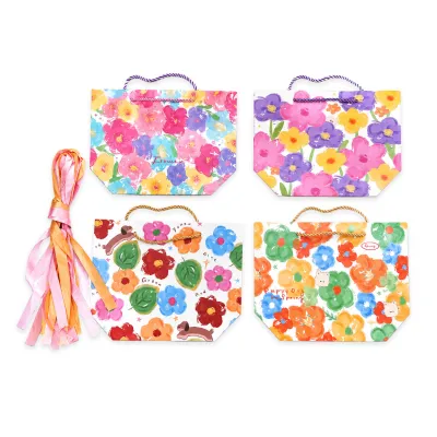BOLSA REGALO FLORES 28*20*9CM (PQTX12)
