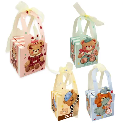 CAJA REGALO OSO 10*10*10CM (PQTX12)