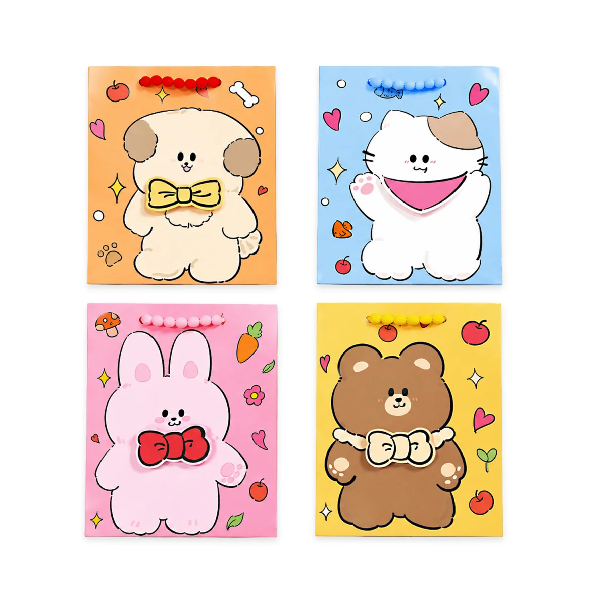 BOLSA REGALO ANIMALES 32*26*12CM (PQTX12)