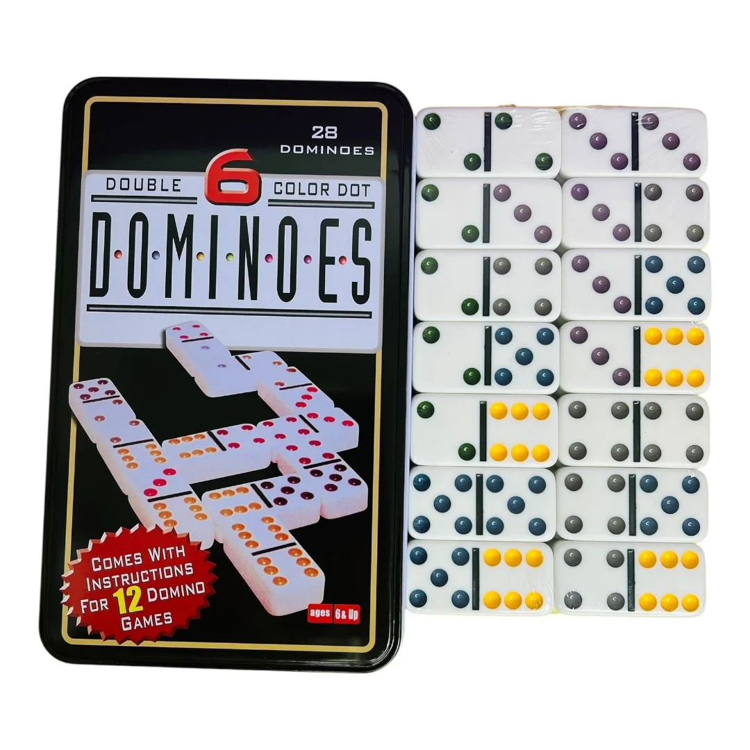 DOMINO CAJA METAICA DOBLE 6