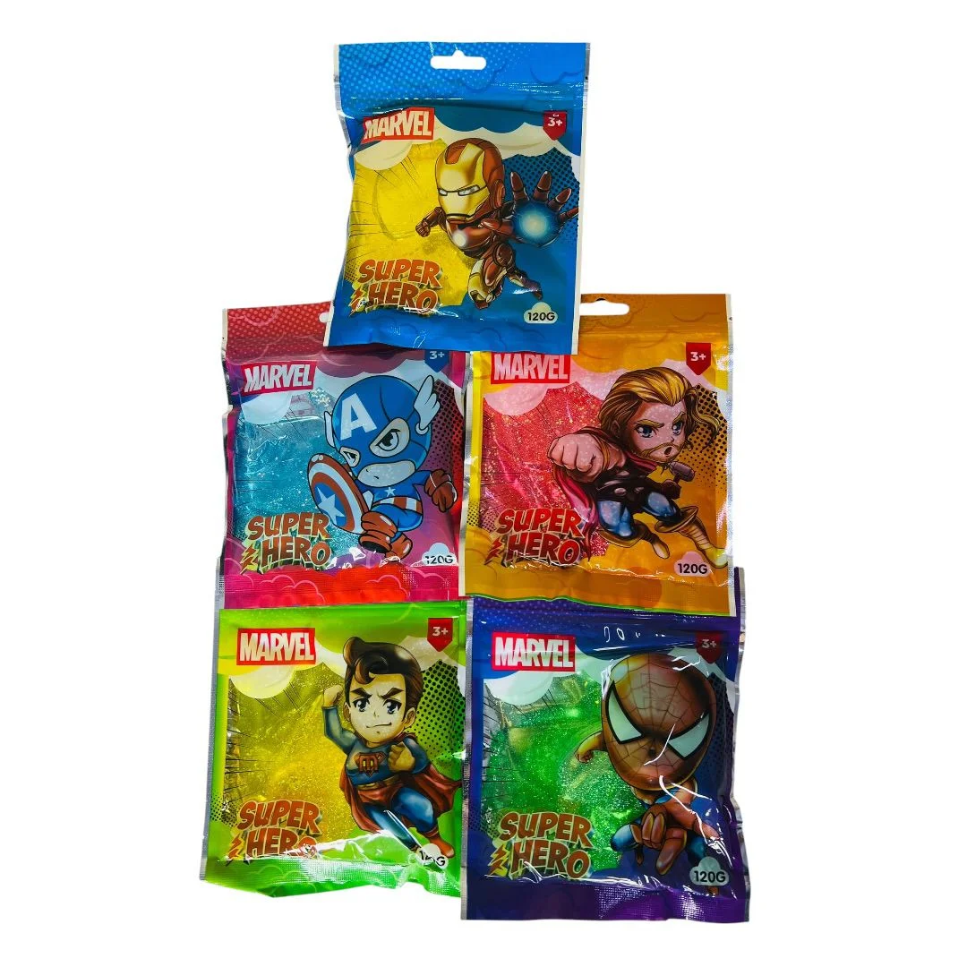 SLIME BOLSA TEMATICA SUPER HEROES