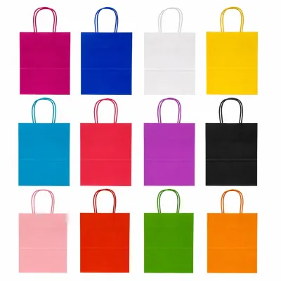 BOLSA REGALO AZUL DE PAPEL 22*27*11CM (PQTX12)