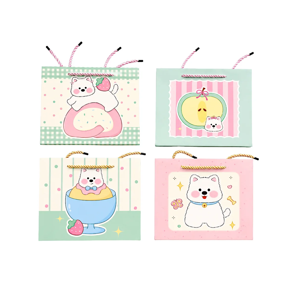 BOLSA REGALO PERRO 24.5*19.5*9.5CM (PQTX12)