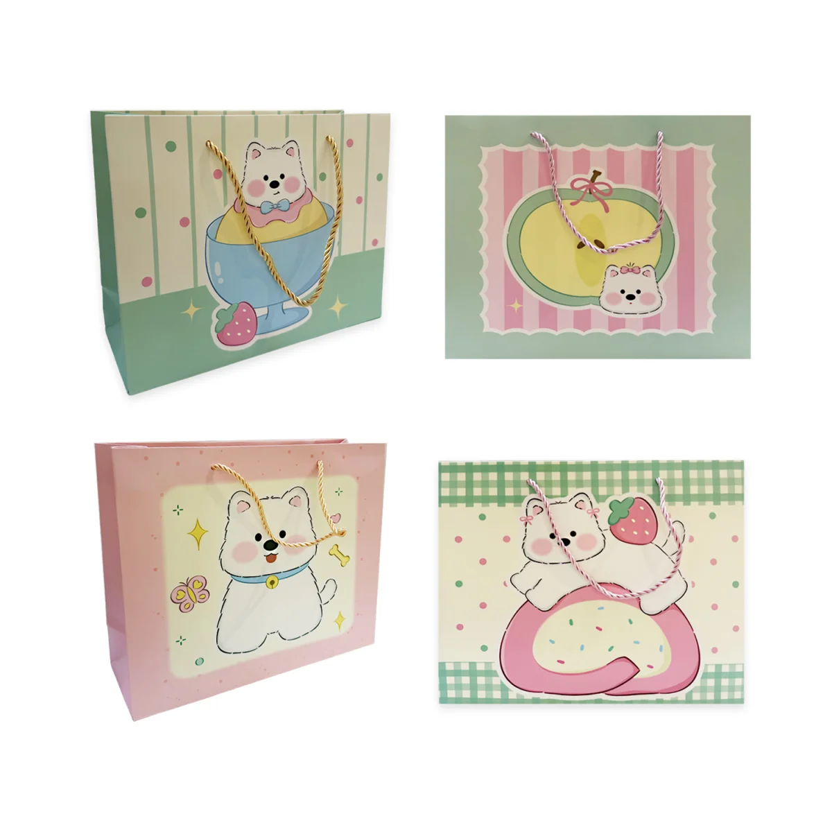 BOLSA REGALO PERRO 24.5*19.5*9.5CM (PQTX12)