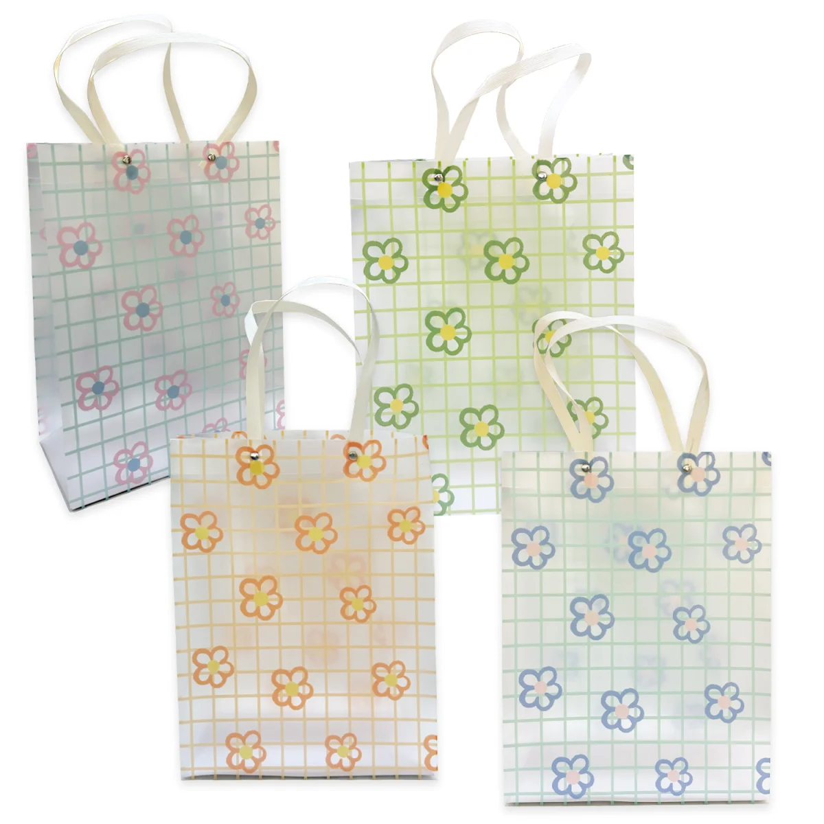 BOLSA REGALO FLORES 33*25*12CM (PQTX12)