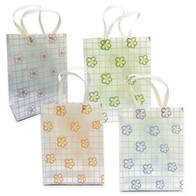 BOLSA REGALO FLORES 33*25*12CM (PQTX12)