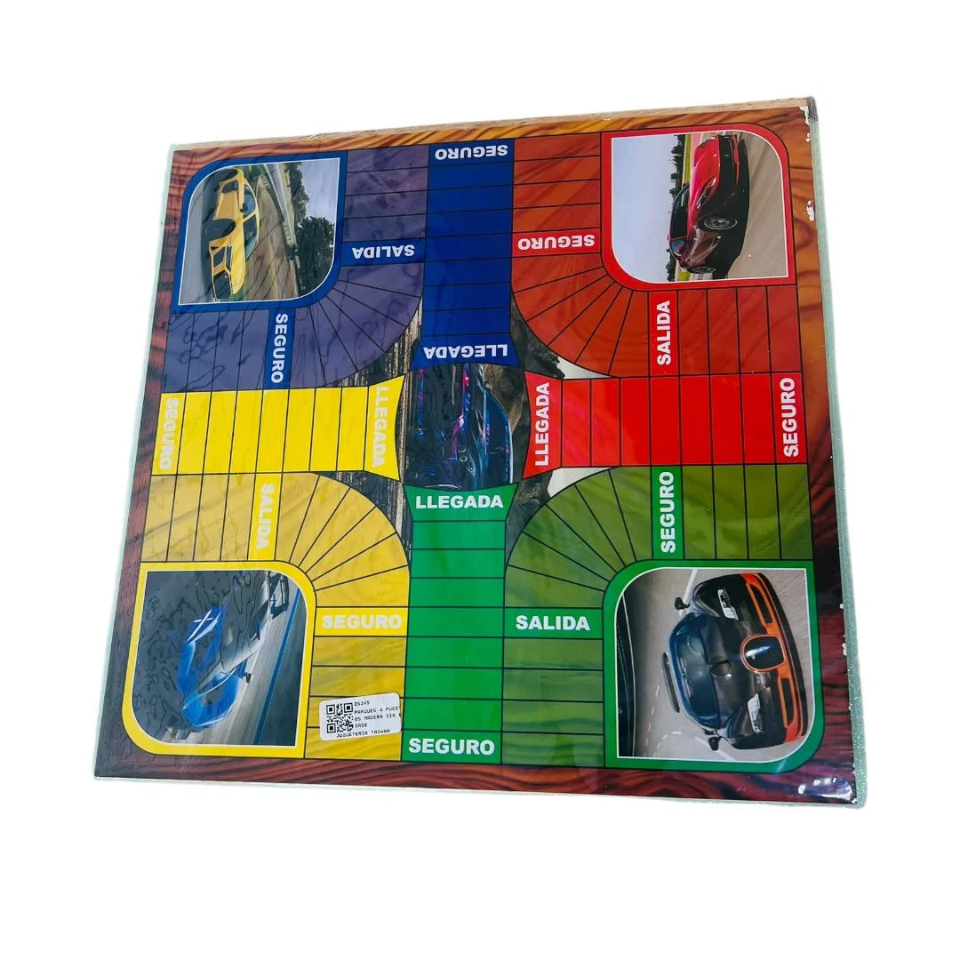 PARQUES 4 PUESTOS MADERA SIN BORDE