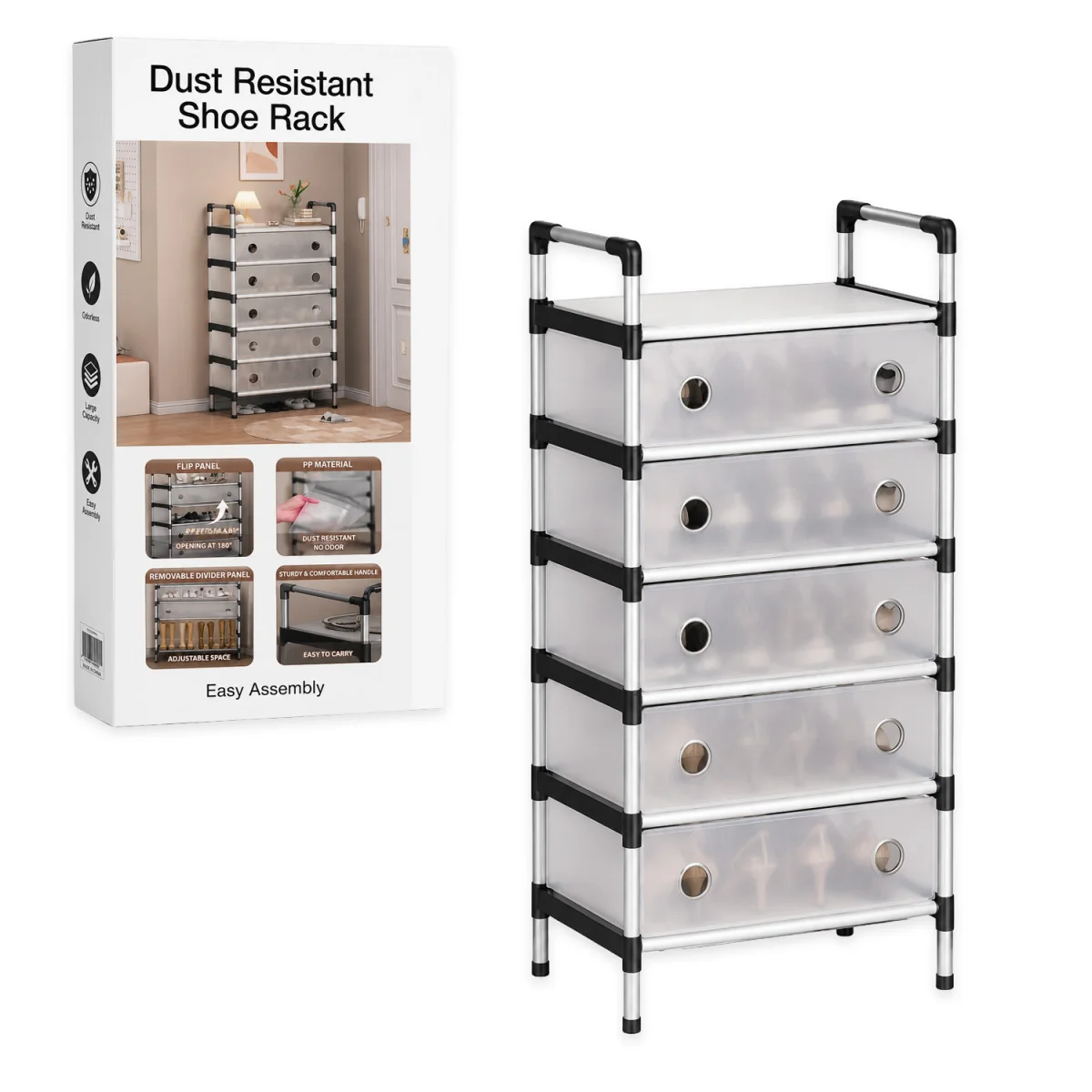 ORGANIZADOR MULTIUSOS METALICO 60*28*115CM