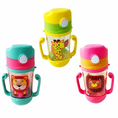 TERMO PLASTICO INFANTIL ANIMALES 400ML