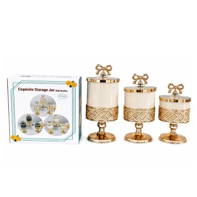 SET RECIPIENTE PALO ROSA CON TAPA Y BASE X3