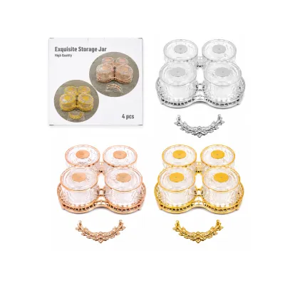 SET RECIPIENTE CON TAPA Y AGARRE X4