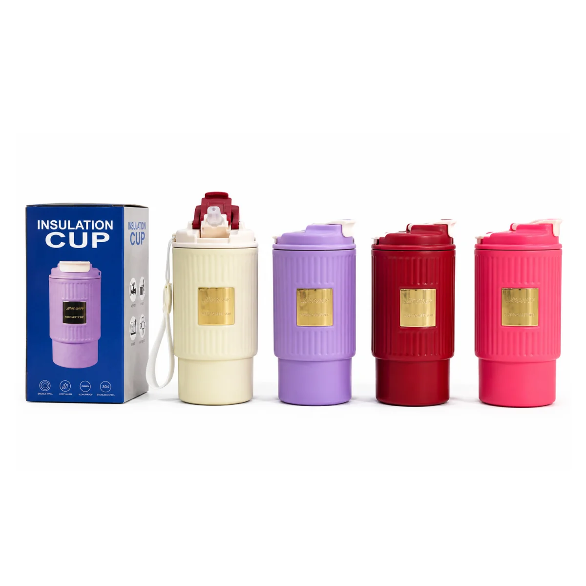 VASO TERMO TERMICO COLORES 400ML