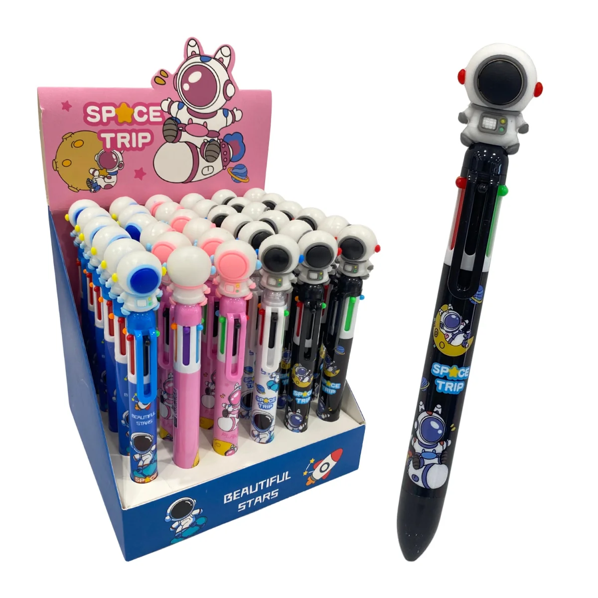 LAPICERO ASTRONAUTA 6 PUNTAS (CJX24)