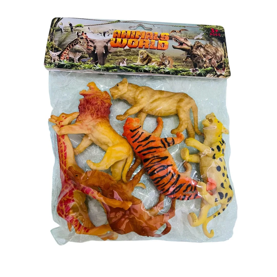 ANIMALES SALVAJES BOLA X 6