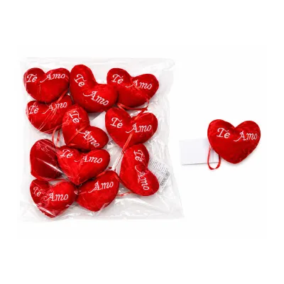 CORAZON PELUCHE CON CHUPA PARA REGALO (PQTX12)