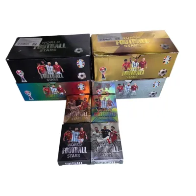 CARTA ESTRELLAS DEL FUTBOL 4 COLORES CAJA X 55 CARTAS