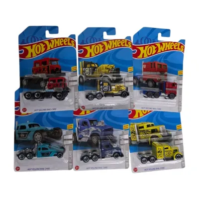 TRAILERS TRUCK HOTWHEELS X 6 MODELOS