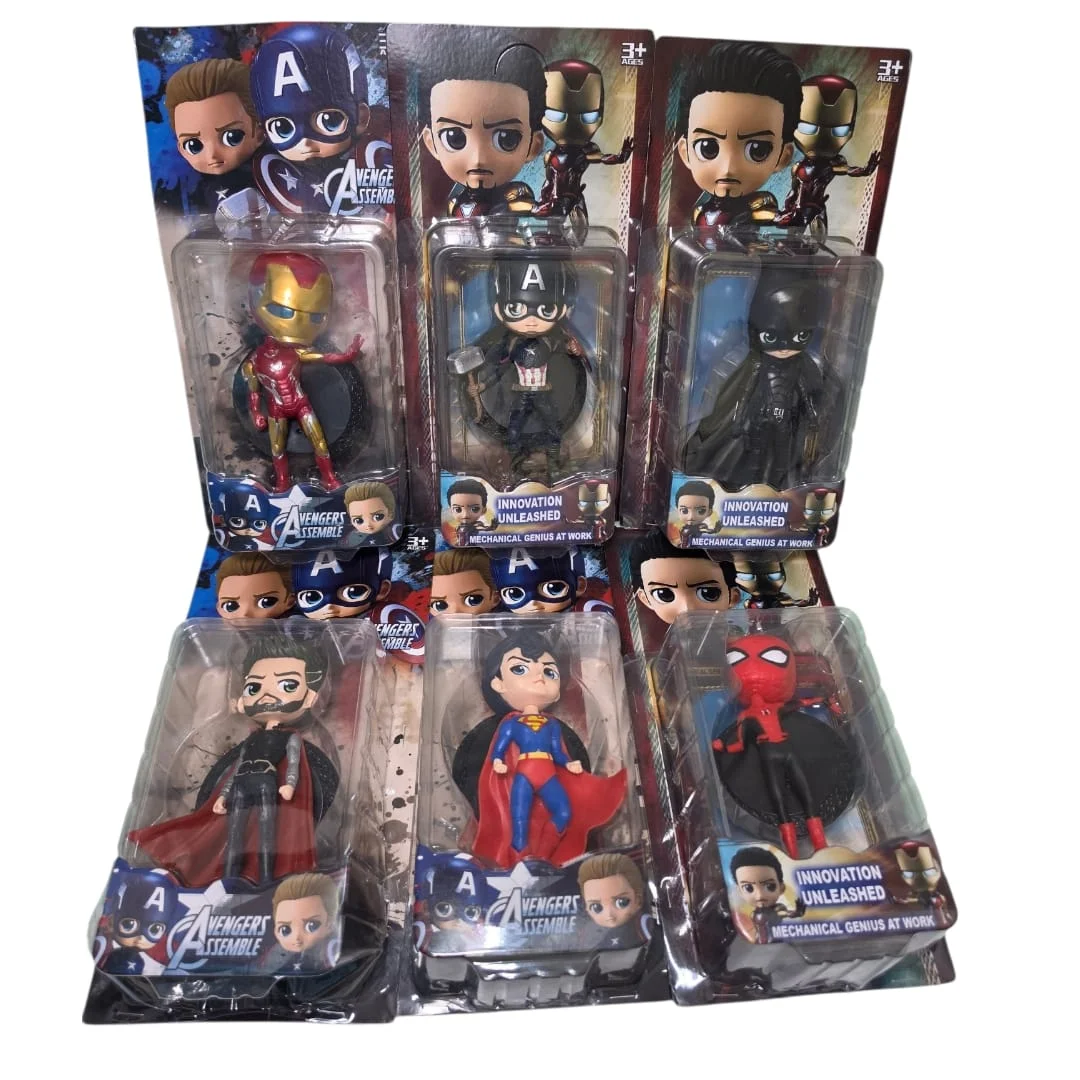 SUPER HEROES EN BLISTER 6 MODELOS