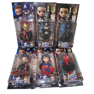 SUPER HEROES EN BLISTER 6 MODELOS