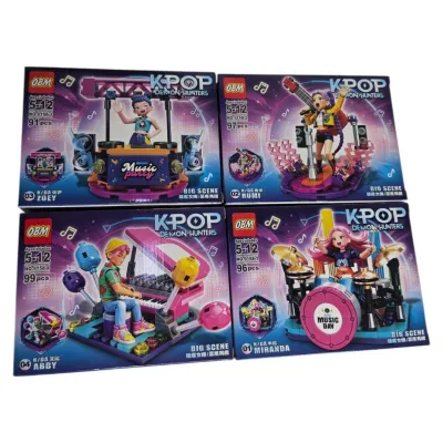 LEGO GUERREROS KPOP 4 FIGURAS