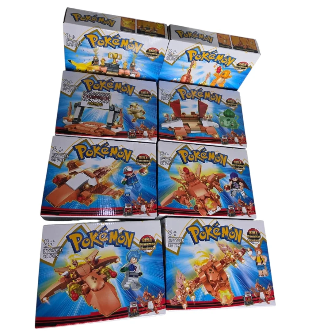 LEGO POKEMON 8 MODELOS