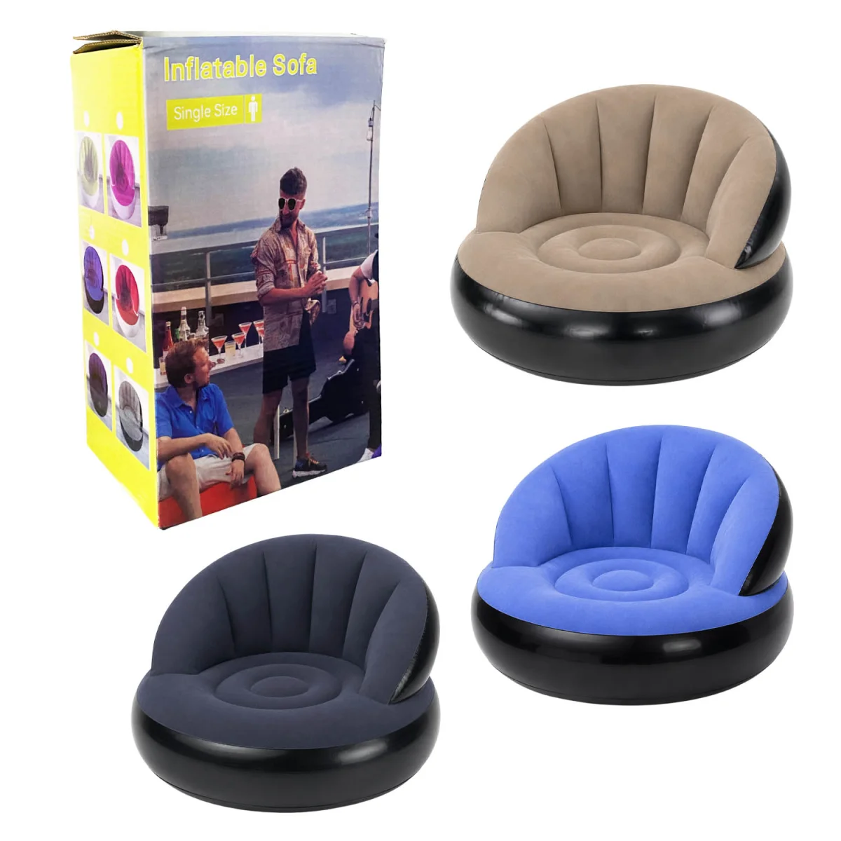 SILLA INFLABLE 85*74CM