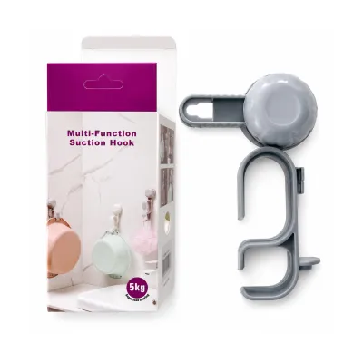 SOPORTE DE PARED CON CHUPAS MULTIUSOS