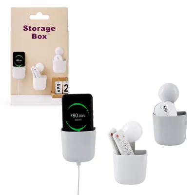 SOPORTE DE PARED CON CHUPAS MULTIUSOS