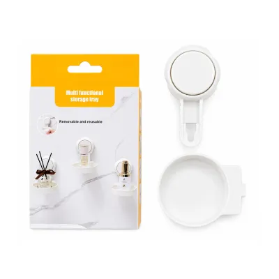 SOPORTE DE PARED CON CHUPAS MULTIUSOS