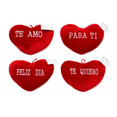 CORAZON PELUCHE PARA REGALO 20CM (PQTX60)