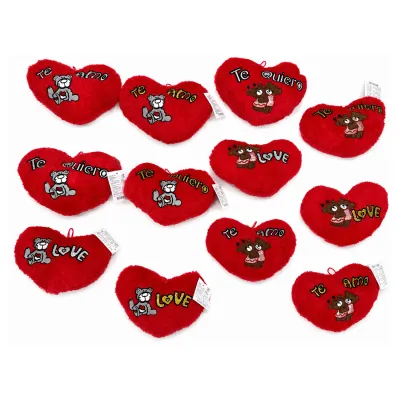 CORAZON PELUCHE PARA REGALO 20CM (PQTX60)