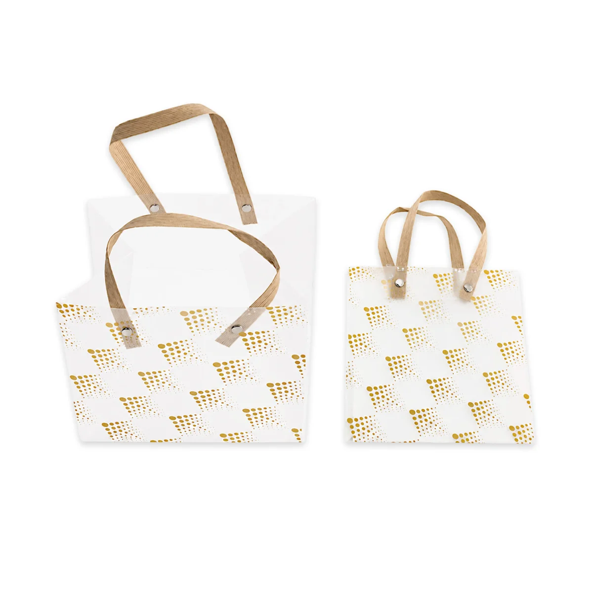 BOLSA REGALO TRANSPARENTE MOTIVOS 20*23*14CM (PQTX12)