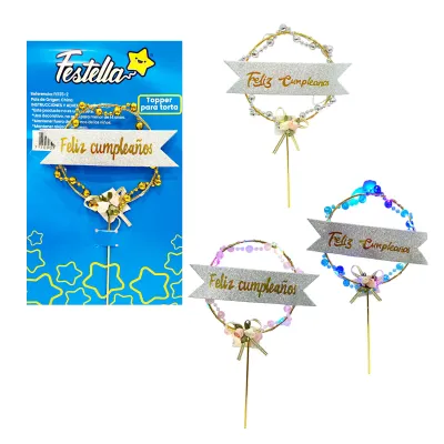 ADORNO F.C CON LUZ PARA PASTEL (PQTX12)