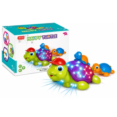 TORTUGA INFANTIL LUZ Y SONIDO (PILAS )